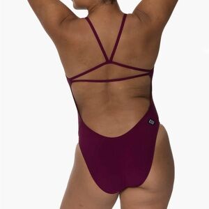 NEW Jolyn Brandon Onesie, 34, Cabernet